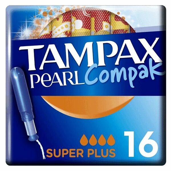 Тампоны Tampax Pearl Compak Super plus Duo с аппликатором 16 шт.