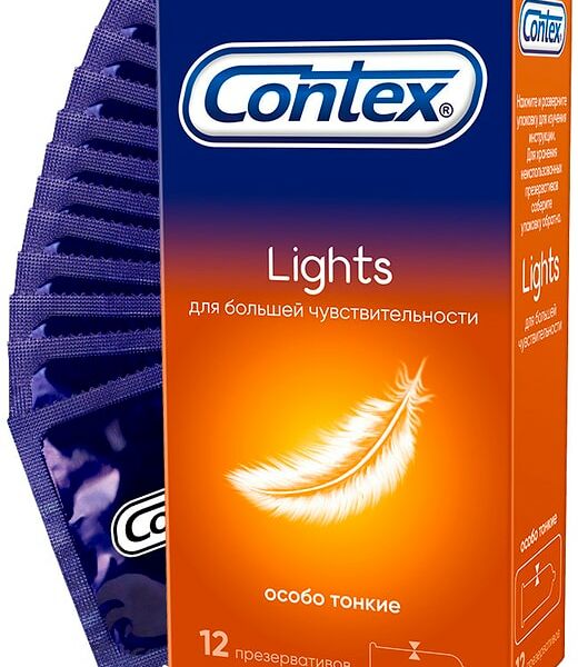 Презервативы Contex Light особо тонкие 12шт