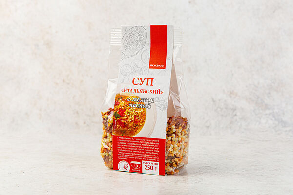 Смесь - суп с мелкой пастой