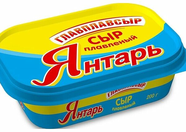 Сыр плавленый ГлавПлавСыр Янтарь 40%