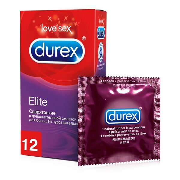 Презервативы Durex Elite 12 шт 