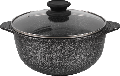 

Кастрюля Homeclub Glow, литой алюминий, со стеклянной крышкой, Арт. 1703-11-10-Л, 3 л