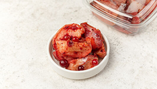 Яблоко запеченное с клюквой