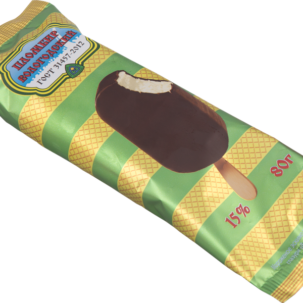 Мороженое эскимо Пломбир Вологодский в шоколадной глазури