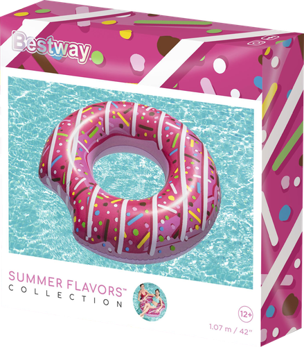 

Круг надувной для плавания детский Bestway Пончик, 107 см, дизайн в ассортименте