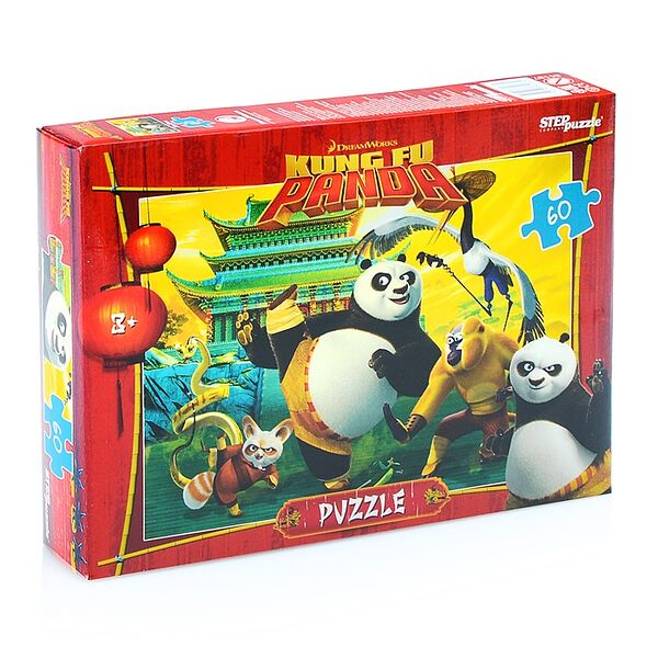 Мозаика puzzle 60 Кунгфу Панда DreamWorks Мульти арт 81187