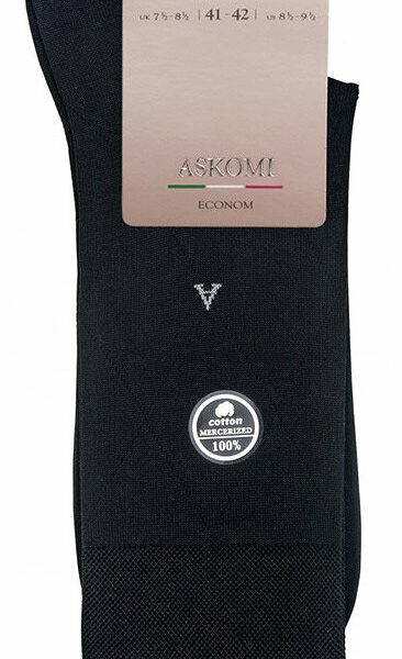 Носки мужские АМ-3300 черные р.29 ТМ ASKOMI (Аскоми)