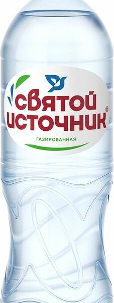 Вода Святой источник минеральная питьевая газированная 500мл