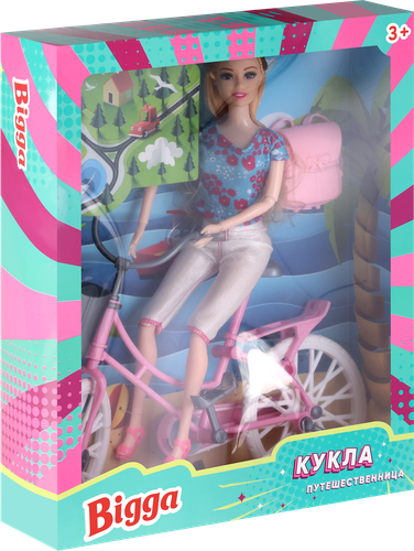 

Набор игровой BIGGA Кукла-путешественница, 3 предмета, Арт. B1482272