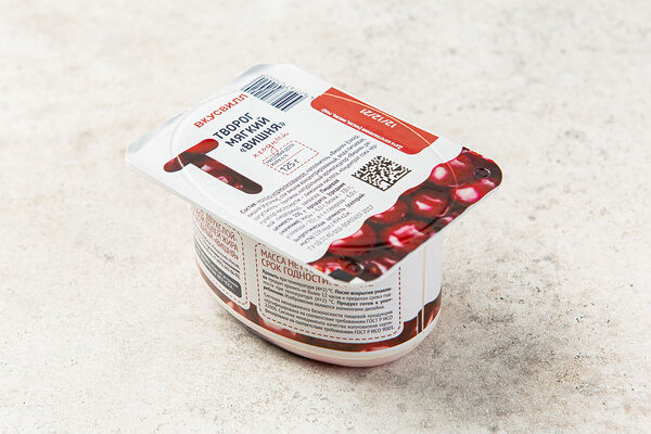 Творог мягкий Вишня 6%