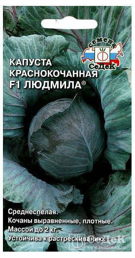 Семена Капуста Людмила F1 ТМ СеДеК