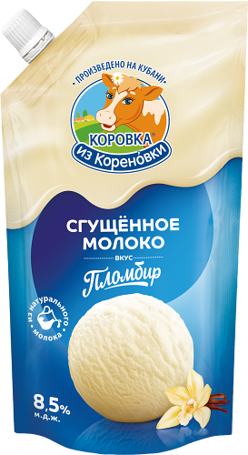 Молоко сгущенное Коровка из Кореновки пломбир ваниль 8.5%
