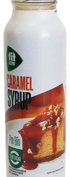 Сироп FitActive со стевией Карамель 300г