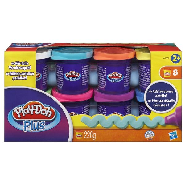 Пластилин 8 банок  PLAY-DOH PLUS арт. A1206 PD