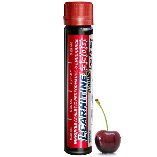 Be First L-Carnitine 3300 мг питьевая ампула 1 шт 25 мл вишня
