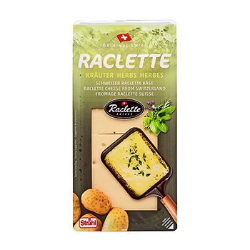 Сыр Раклет в прованских травах м.д.ж. в с.в. 45% Strahl 200г, Швейцария