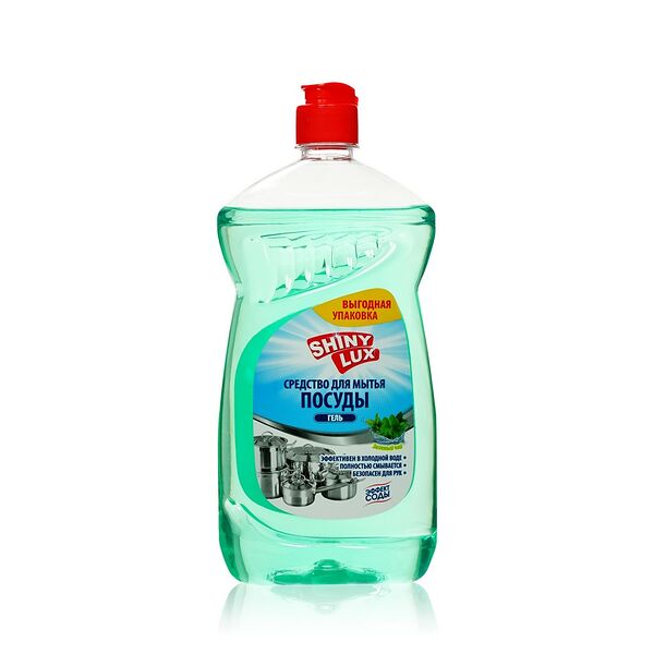 Гель для мытья посуды Shiny Lux Зеленый чай 900 мл