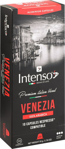 

Кофе молотый в капсулах Intenso Venezia натуральный жареный 10 капсул 50 г