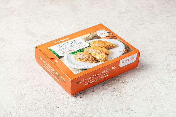 Зразы Сахалинские из горбуши с сыром, зам., 300 г Продукт замороженный 