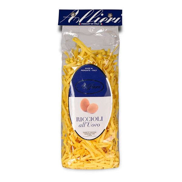 Макаронные изделия Riccioli all uovo яичные из твёрдых сортов пшеницы, Alfieri