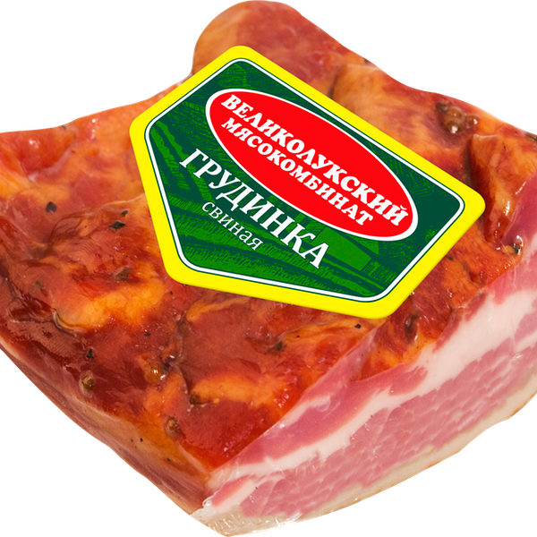 Грудинка ВЛМК свиная б/к с/к т/уп вес до 1.0 кг