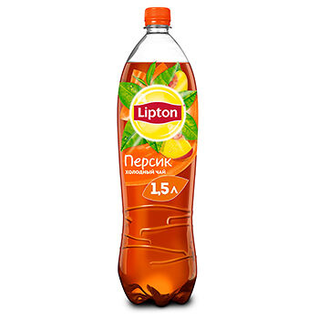 Холодный чай Lipton со вкусом персик 1.5 л, Россия
