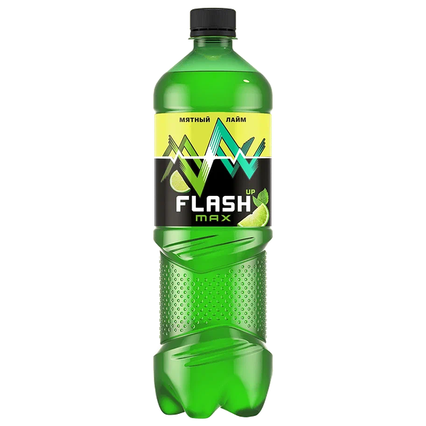 Напиток энергетический Flash Up Max мятный лайм, 1л
