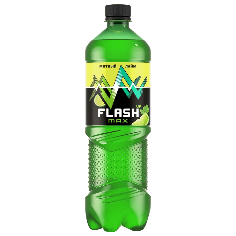 

Напиток энергетический Flash Up Max мятный лайм 1 л