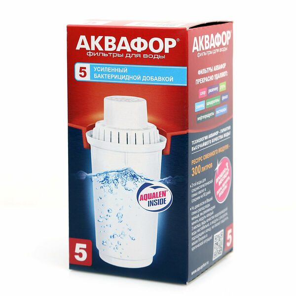 Картридж Аквафор B100-5 сменный для фильтра-кувшина 1 шт