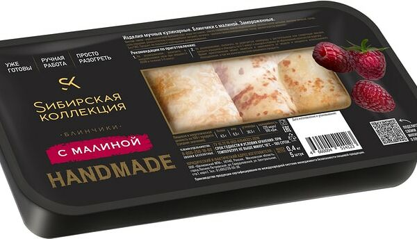 Блинчики Sибирская коллекция с малиной 400г