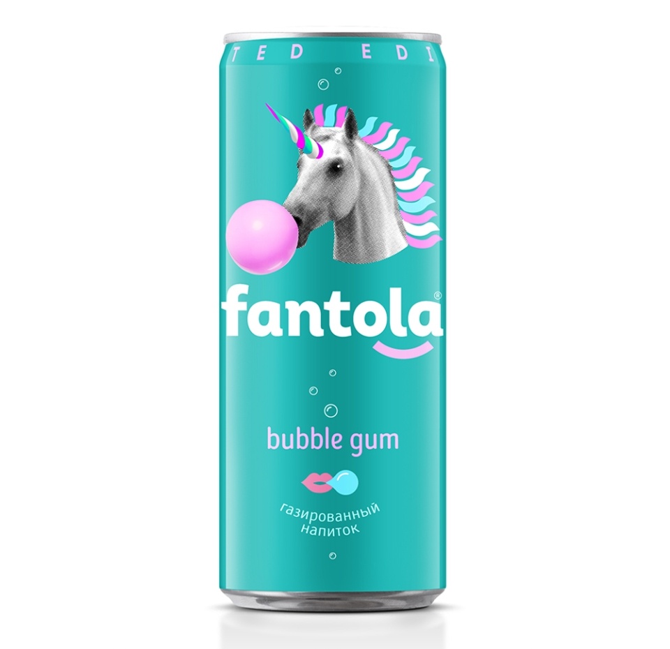 

Напиток газированный Fantola Bubble Gum 330 мл
