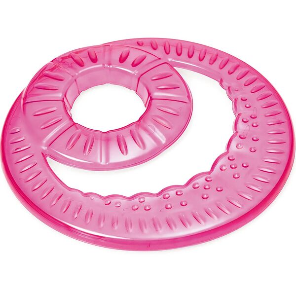 Летающий диск для собак диаметр 23,5 см красный