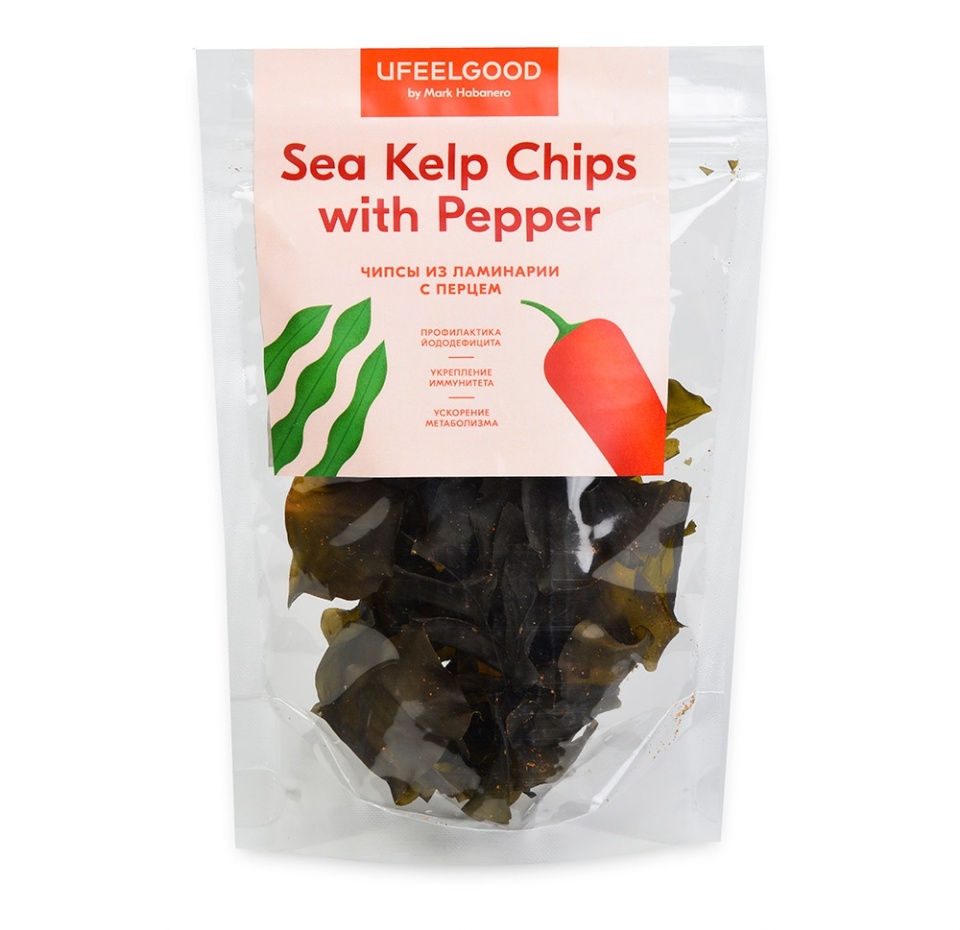 

Чипсы из ламинарии Ufeelgood Sea Kelp Chips с луком 10 г
