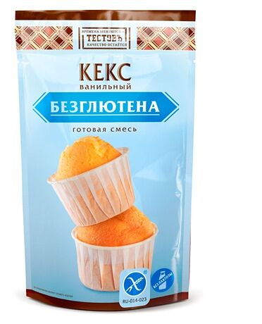 Сухая смесь Кекс ванильный безглютен Тестовъ 250г