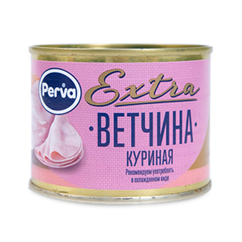 

Ветчина куриная Perva Extra, 180г
