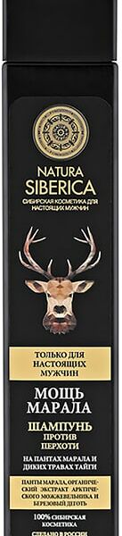 Шампунь против перхоти Natura Siberica Men Мощь марала 250мл