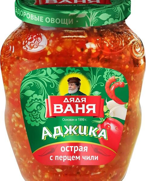 Аджика Дядя Ваня Острая с перцем чили 370г