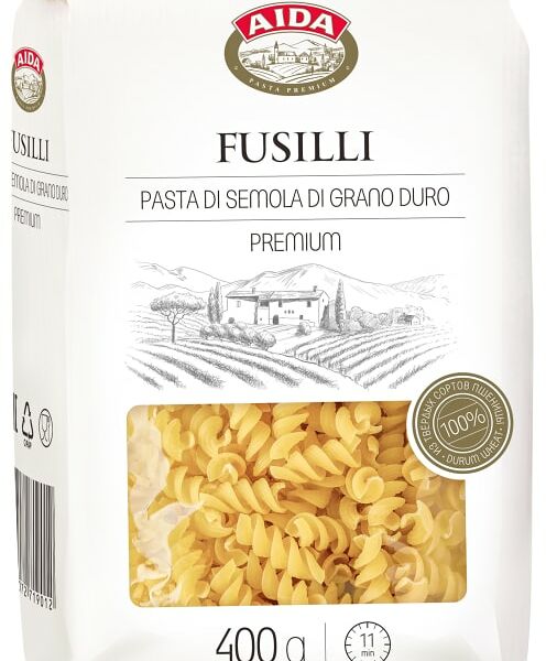 Макароны Aida Fusilli 400г