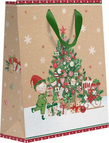 

Пакет подарочный Snow крафт, 23х18х10 см, Арт. KMT в ассортименте 1 шт.