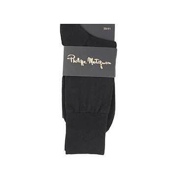 Носки мужские Philippe Matignon 701, мерсеризованный хлопок, цвет черный, размер 39-41, Россия