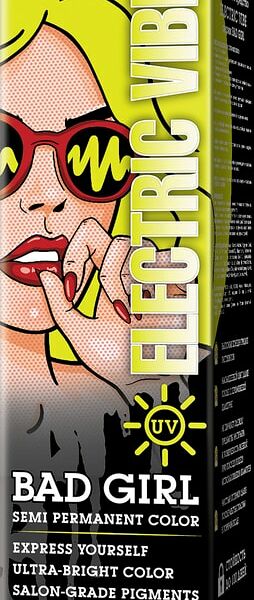 Пигмент для волос Bad Girl оттеночный Electric Vibe Неоновый желтый 150мл