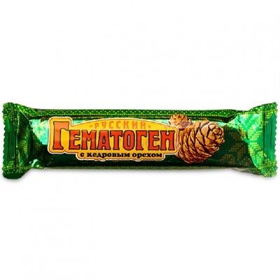 Гематоген русский с кедровым орехом 40 г