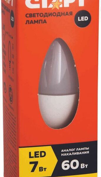 Лампа Старт Eco LED Candle E14 7W
