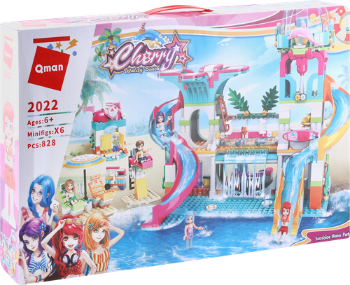 

Конструктор QMAN Аквапарк, 828 деталей