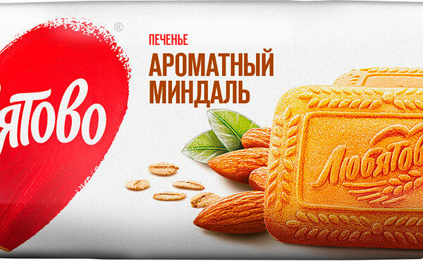 Печенье сахарное Любятово Ароматный миндаль