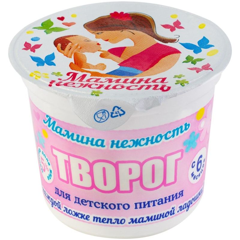 

Творог Белая Корова Мамина нежность с 6 месяцев 5% 100 г