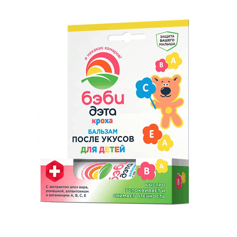 

Бальзам Бэби Дэта после укусов для детей 10 мл