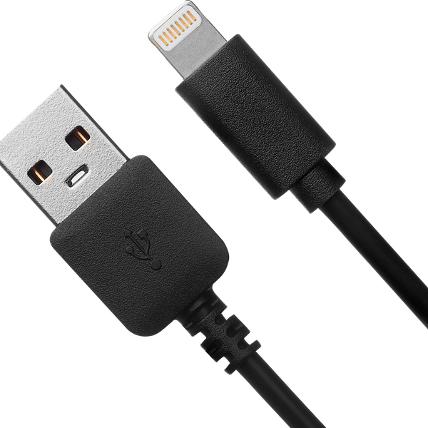 Дата-кабель 365 ДНЕЙ Usb – 8-pin 1A, черный Арт. 127002, 1м