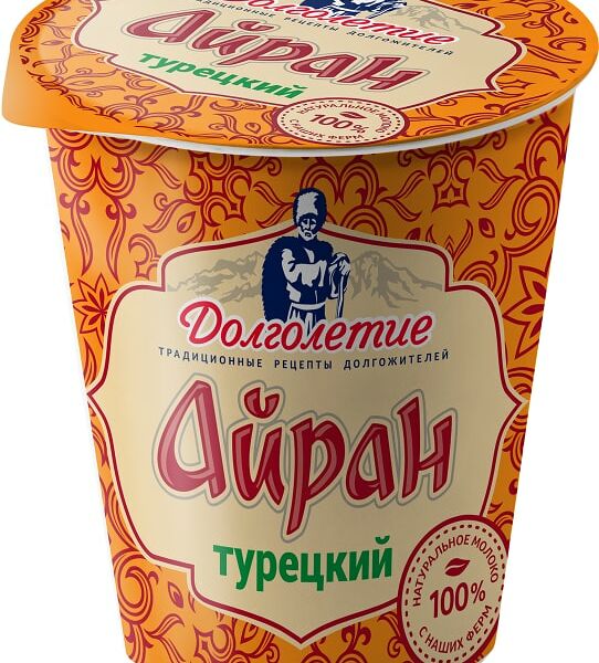Айран Долголетие Турецкий 1.8% 180г