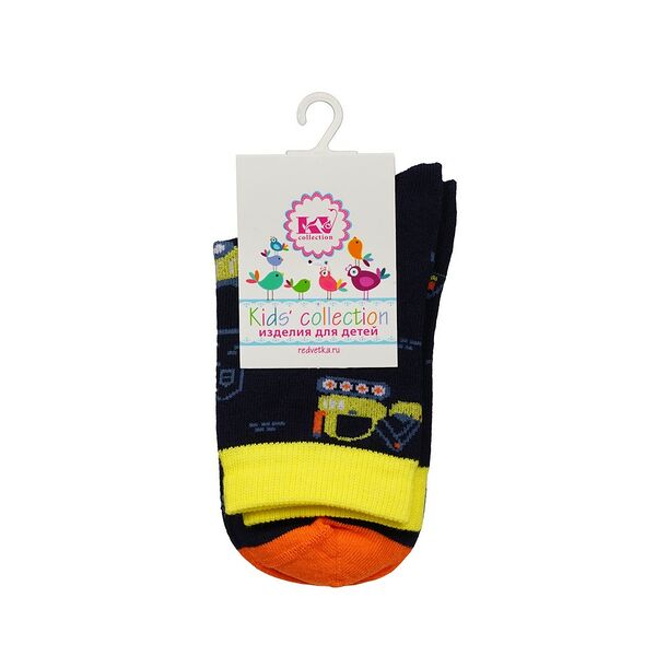 Детские носки Красная ветка Kids Collection Строители, синие, р.18-20